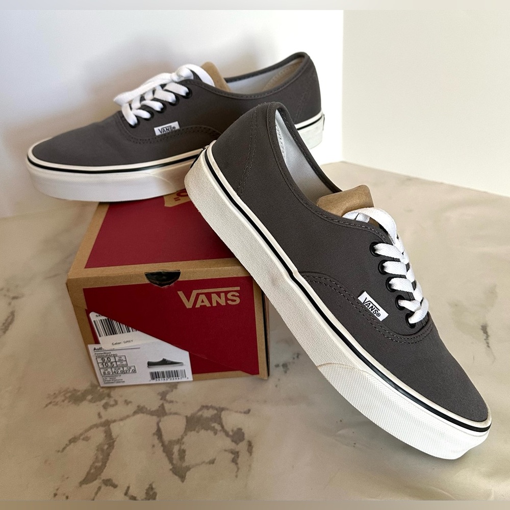 Vans authentic trainers in Grey NWT